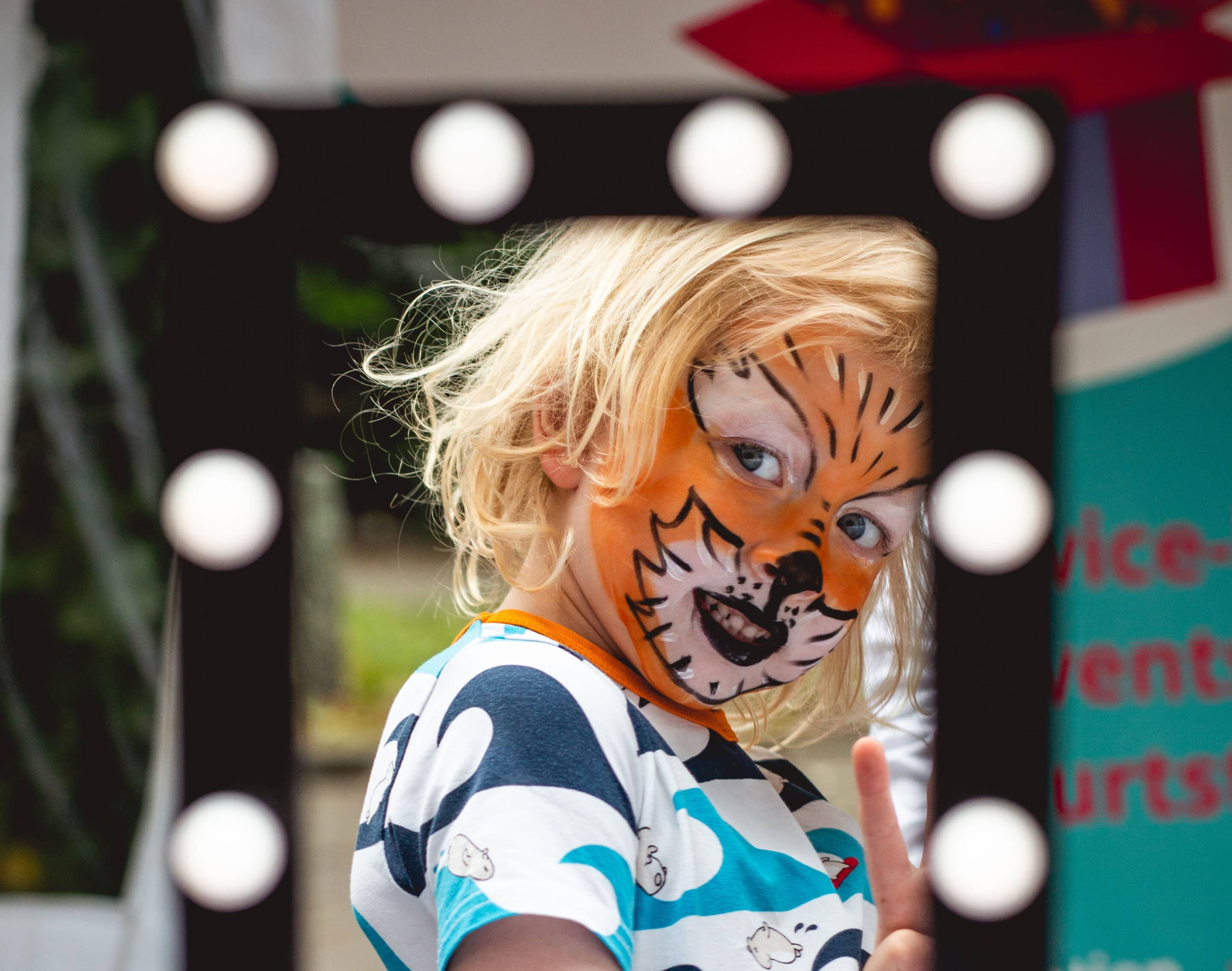 Kinderschminken: Tiger | Kinder-Events